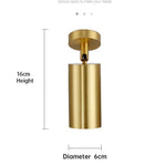 Spot Led Doré En Métal Pour Corridor Luminaire Chambre