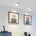 Spot Led Pivotant Blanc Aluminium Luminaire Chambre