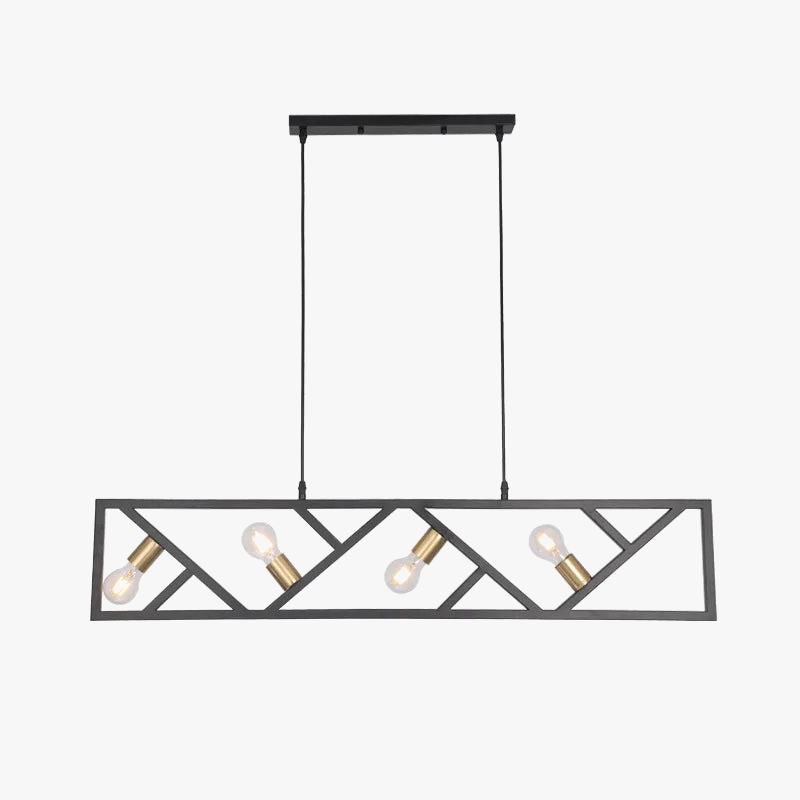 Industriële stijl ijzeren kunst kroonluchter restaurant woonkamer melk thee café creatief 4 armen persoonlijkheid hanglamp