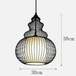 Suspension À Barreaux Rétro Vintage E / Blanc Luminaire Chambre