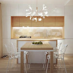 Suspension Design Moderne LED Arbre Doré