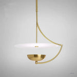 Suspension Dorée Design Élégante Luminaire Chambre
