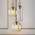 Suspension En Verre Formes Loft Luminaire Chambre
