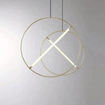 Suspension Led Anneau Juncal Moderne Luminaire Chambre