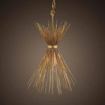 Suspension Led Avec Épis Métalliques Luminaire Chambre