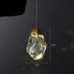 Suspension Led Cristal Verre De Luxe Luminaire Chambre