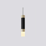 Suspension Led Cylindrique Métal Et Verre C / 12W - Dimmable Chaude Luminaire Chambre
