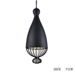 Suspension Led Design Lofty Arrondi A - M Noir Luminaire Chambre