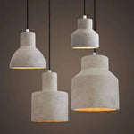 Suspension Led En Ciment (Styles Variés) Luminaire Chambre