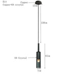 Suspension Led En Cristal Fly Luminaire Chambre