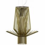 Suspension Led Industrielle En Métal Luminaire Doré
