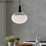Suspension Led Ovale Blanche Design Luminaire Cuivre