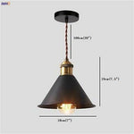 Suspension Led Style Industriel Métal Luminaire Cuivre