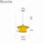 Suspension Led Tasse Inversée M Luminaire Chambre