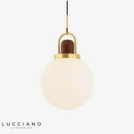 Suspension Led Verre Doré Design Luminaire