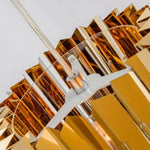 Suspension Miroir Chromé Design Surface Luminaire Chambre