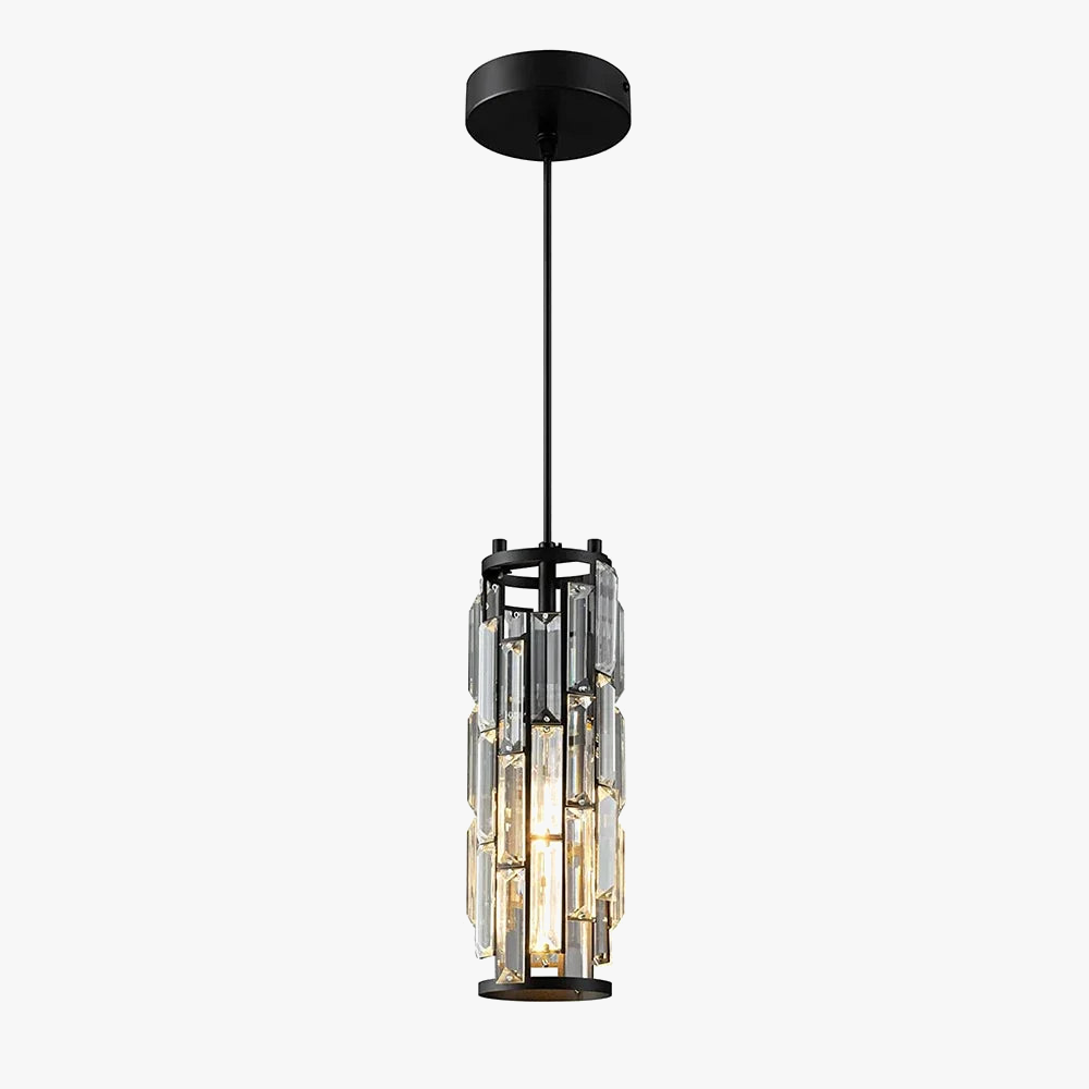 Moderne chromen design hanglamp voor keuken