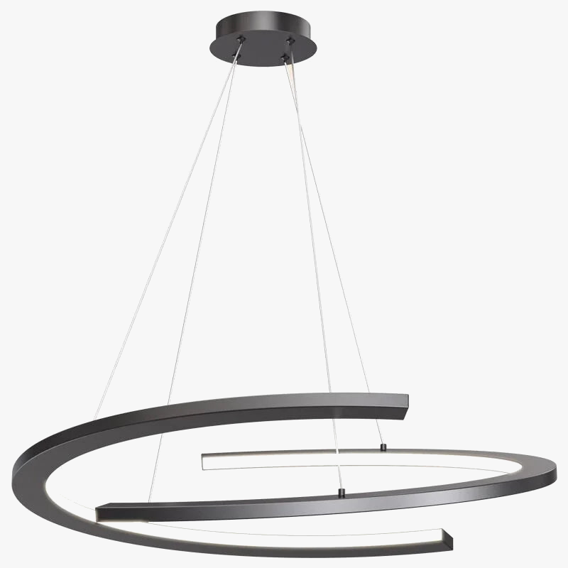 eenvoudige moderne noordse design ring hanglamp voor restaurant