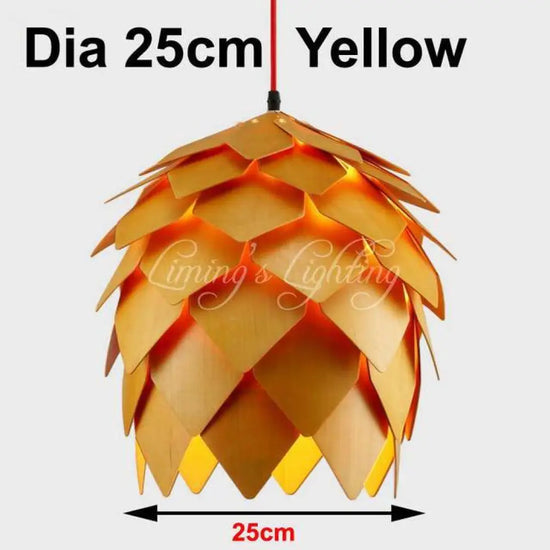 Suspension Pétales De Fleur Colorée 25Cm - Orange Luminaire Chambre
