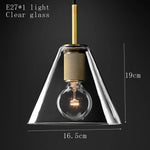Suspension Verre Métal Doré Haivy A - / 220V Luminaire Chambre