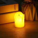 Veilleuse chandelle LED à piles