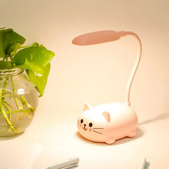 Veilleuse de Table chaton colorée