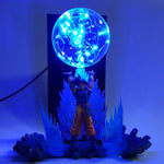Veilleuse Lampe Led Figurine Dragon Ball Z Lance Boule De Feu
