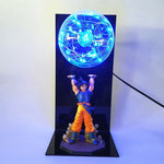 Veilleuse Lampe Led Figurine Dragon Ball Z Lance Boule De Feu