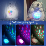 Veilleuse Peluche Hérisson Avec Musique Et De Lumière Projection Étoilée