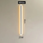 Voici La Transformation: Applique Murale Design Led Élégante Jack Blanc - 60Cm / Chaude Chambre