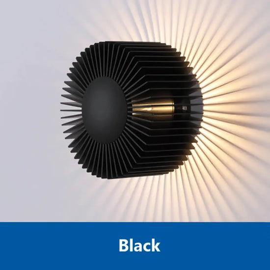 Voici La Transformation: Applique Murale Élégante Design Minimaliste Noir Chambre