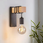 Voici Le Nouveau Titre: Applique Murale Rétro Bois Décor Rustique Chambre