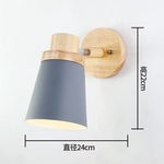 Voici Le Nouveau Titre: Lampe De Chevet Nordique Élégante Bois Design Déco Modèle 8 Applique