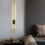 Voici Le Résultat: Applique Murale Led Élégante Moderne Design A Noir / 100Cm 20W Blanc