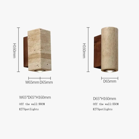 Voici Le Résultat: Applique Murale Led Wabi-Sabi Élégante Design Minimaliste Chambre