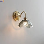 Voici Le Titre Transformé: Applique Led Verre Cuivré Design Élégant Murale Chambre
