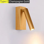 Voici Le Titre Transformé: Applique Murale À Led Design Multi-Fonctionnelle Pivotante C Doré /