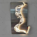 Voici Le Titre Transformé: Applique Murale Abstraite Élégance Lumineuse Moderne Type Carré /