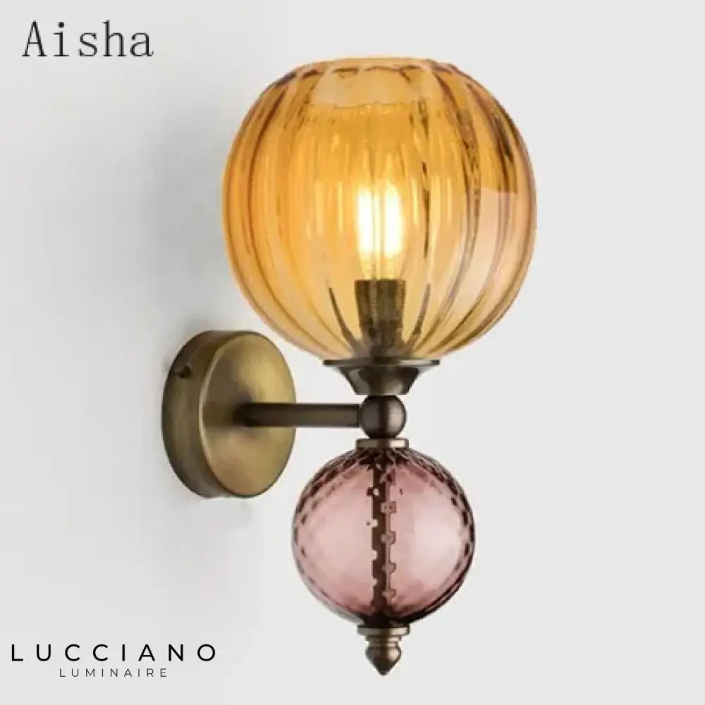 Voici Le Titre Transformé: Applique Murale En Verre Design Lumineux Élégant Chambre