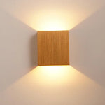 Voici Le Titre Transformé: Applique Murale Led Carrées Design Élégant Moderne Or Brossé / 6W