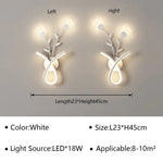 Voici Le Titre Transformé: Applique Murale Led Design Minimaliste Chic G Blanc / Blanc Chaud (Sans