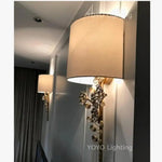 Voici Le Titre Transformé: Applique Murale Led Vintage Élégante Cristalline Chambre