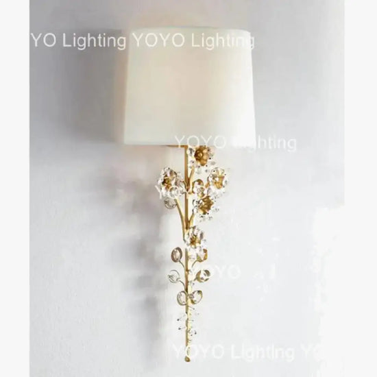 Voici Le Titre Transformé: Applique Murale Led Vintage Élégante Cristalline Chambre