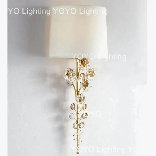 Voici Le Titre Transformé: Applique Murale Led Vintage Élégante Cristalline Chambre