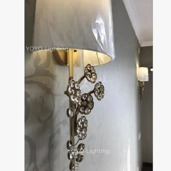 Voici Le Titre Transformé: Applique Murale Led Vintage Élégante Cristalline Chambre
