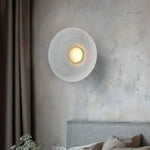 Voici Le Titre Transformé: Applique Murale Ronde Design Vintage Transparent Chic Chambre
