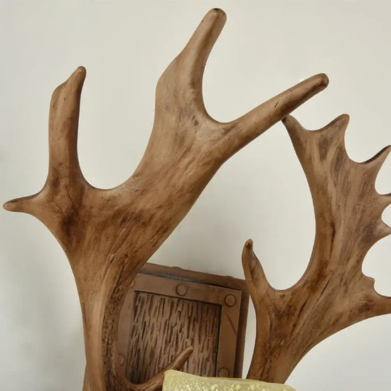 Voici Le Titre Transformé: Applique Murale Vintage Bois Élégante Luxueuse Chambre
