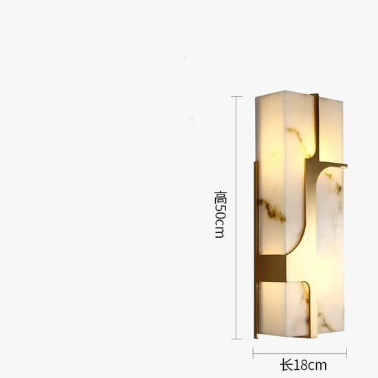 Voici Le Titre Transformé: Applique Rectangulaire Élégante Design Minimaliste Led Murale Chambre