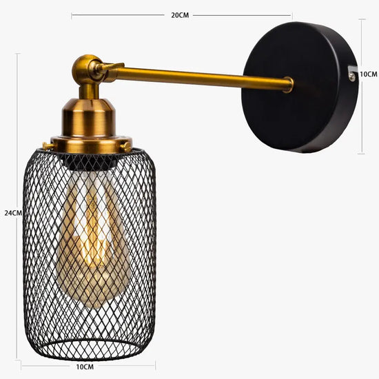 Voici Le Titre Transformé: Appliques Murales Industrielles Design Vintage Élégant Rétro
