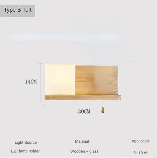 Voici Le Titre Transformé: Nouvelle Applique Murale Design Bois Scandinave Élégante Type